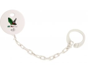 Attache-sucette Les fennecs algérie football couleur Blanc