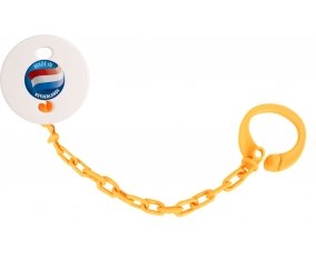 Attache-tétine Made in NETHERLANDS couleur Orange