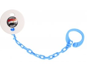 Attache-tetine Made in EGYPT couleur Bleu turquoise
