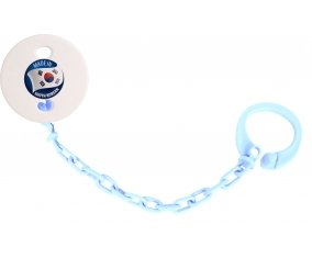 Attache-tétine Made in SOUTH KOREAN couleur Bleu ciel