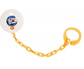 Attache-tétine Made in SOUTH KOREAN couleur Orange