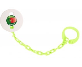 Attache-sucette Made in PORTUGAL couleur Verte