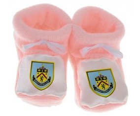 Chausson bébé Burnley Football Club de couleur Rose