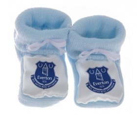 Chausson bébé Everton Football Club de couleur Bleu