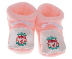 Chausson bébé Liverpool Football Club de couleur Rose