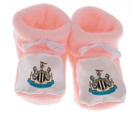 Chausson bébé Newcastle United Football Club de couleur Rose