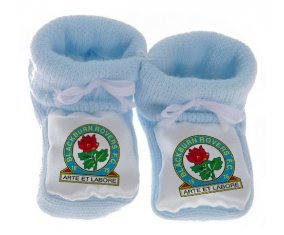 Chausson bébé Blackburn Rovers Football Club de couleur Bleu
