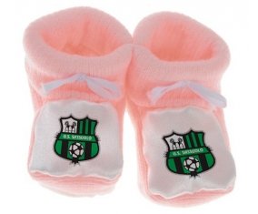 Chausson bébé Unione Sportiva Sassuolo Calcio de couleur Rose
