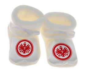 Chausson bébé Eintracht Frankfurt de couleur Blanc