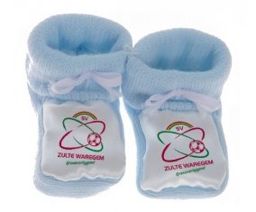 Chausson bébé SV Zulte Waregem de couleur Bleu