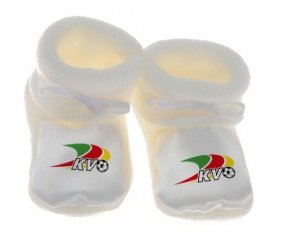 Chausson bébé KV Ostende de couleur Blanc