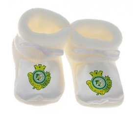 Chausson bébé Vitória Futebol Clube (Setúbal) de couleur Blanc
