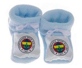 Chausson bébé Fenerbahçe Spor Kulübü de couleur Bleu