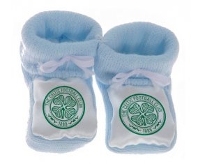 Chausson bébé Celtic Football Club de couleur Bleu