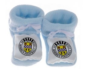 Chausson bébé Saint Mirren Football Club de couleur Bleu