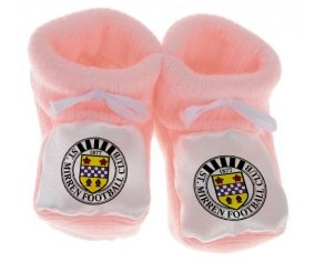 Chausson bébé Saint Mirren Football Club de couleur Rose