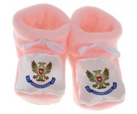 Chausson bébé St Johnstone Football Club de couleur Rose
