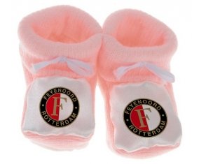 Chausson bébé Feyenoord Rotterdam de couleur Rose