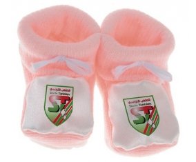 Chausson bébé Stade tunisien de couleur Rose