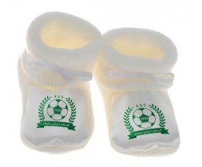Chausson bébé Avenir sportif de Soliman de couleur Blanc