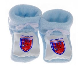 Chausson bébé Union sportive de Tataouine de couleur Bleu