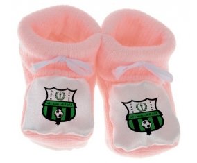 Chausson bébé Club Athletic Youssoufia Berrechid de couleur Rose