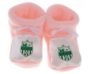 Chausson bébé Raja de Béni Mellal de couleur Rose