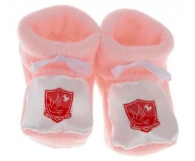 Chausson bébé Horoya Athlétic Club de couleur Rose
