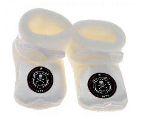 Chausson bébé Orlando Pirates Football Club de couleur Blanc