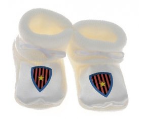 Chausson bébé Clube Desportivo Primeiro de Agosto de couleur Blanc