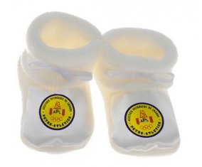 Chausson bébé Atlético Petróleos de Luanda de couleur Blanc