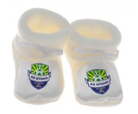 Chausson bébé Association sportive Otôho de couleur Blanc