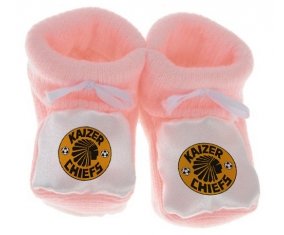 Chausson bébé Kaizer Chiefs Football Club de couleur Rose