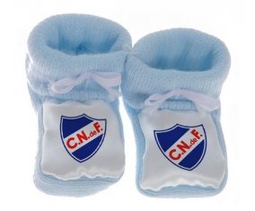 Chausson bébé Club Nacional de Football de couleur Bleu