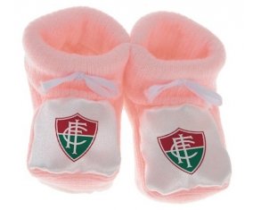 Chausson bébé Fluminense Football Club de couleur Rose