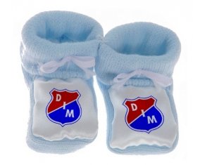 Chausson bébé Corporación Deportiva Independiente Medellín de couleur Bleu