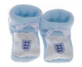 Chausson bébé England national football team de couleur Bleu