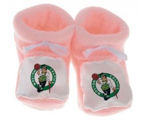 Chausson bébé Boston Celtics de couleur Rose
