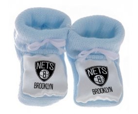 Chausson bébé Brooklyn Nets de couleur Bleu