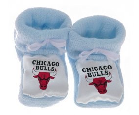 Chausson bébé Chicago Bulls de couleur Bleu