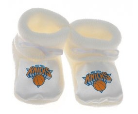 Chausson bébé New York Knicks de couleur Blanc