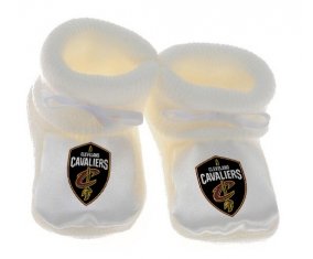 Chausson bébé Cleveland Cavaliers de couleur Blanc
