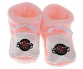 Chausson bébé Houston Rockets de couleur Rose