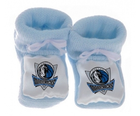 Chausson bébé Dallas Mavericks de couleur Bleu