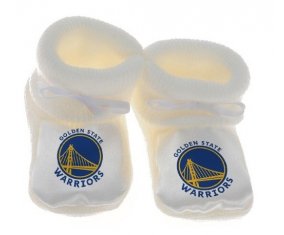 Chausson bébé Golden State Warriors de couleur Blanc