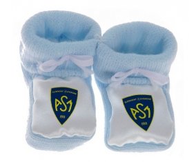 Chausson bébé Clermont Auvergne de couleur Bleu