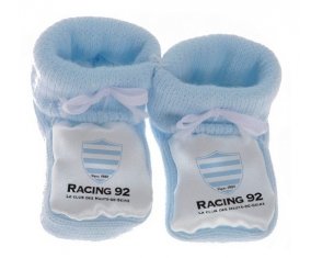Chausson bébé Racing 92 de couleur Bleu