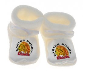 Chausson bébé Exeter Chiefs de couleur Blanc
