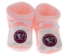 Chausson bébé Bordeaux Begles de couleur Rose