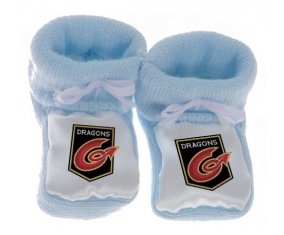 Chausson bébé Newport Gwent Dragons de couleur Bleu